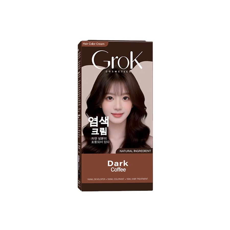 GroK Hair Color Cream Dark Coffee крем-краска 100 мл.